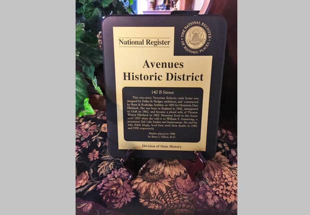 Historic Ellerbeck Mansion Bed & Breakfast Salt Lake City Esterno foto